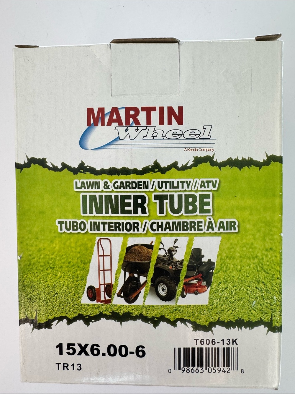Martin Wheel Lawn Garden Utility ATV Inner Tube - T606-13K / 15x6.00-6 / TR13